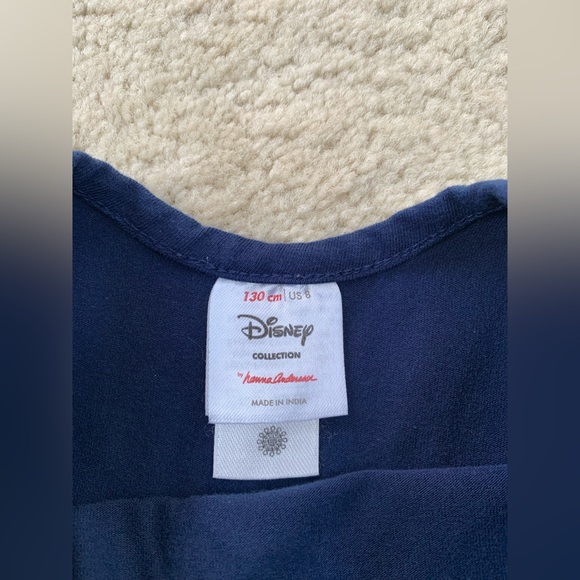 Hanna Andersson Size 130, 8 Disney Frozen Elsa Tulle Embroidered Snowflake Dress - Picture 3 of 9